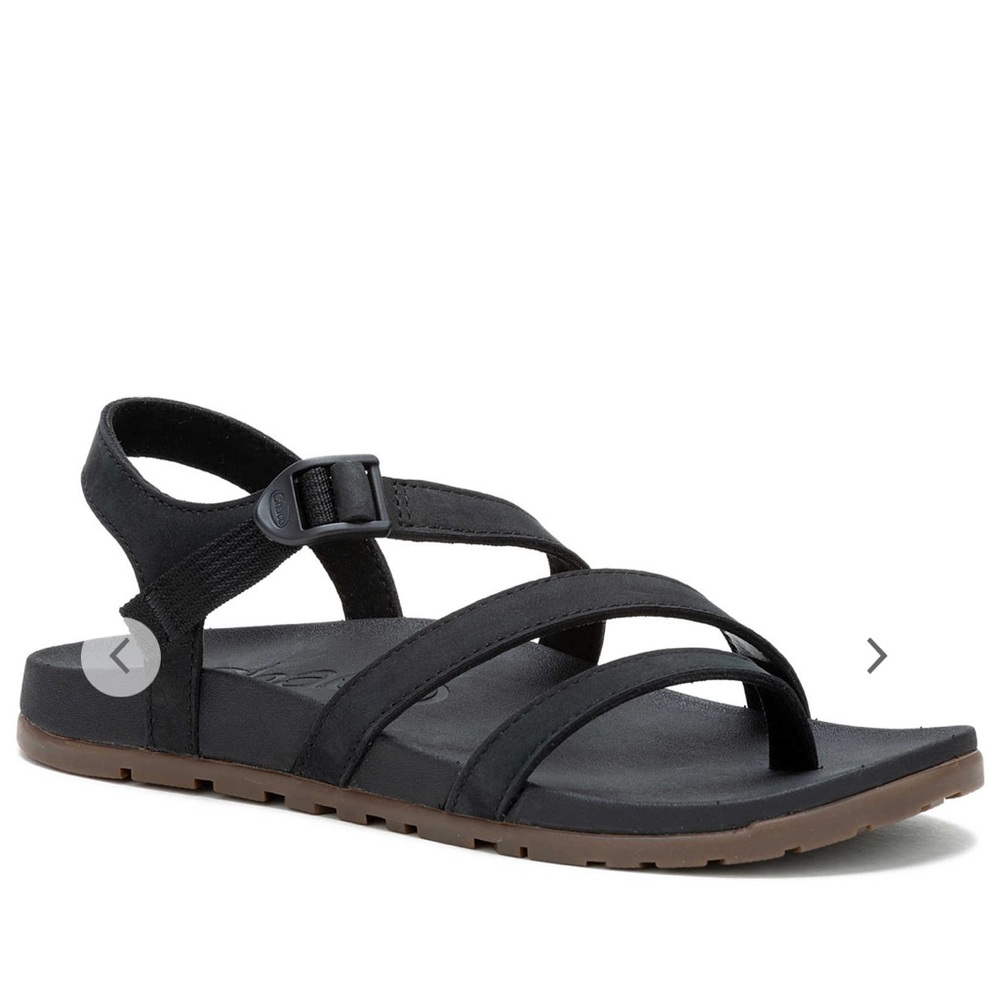 Size 12 black WOMEN'S LOWDOWN STRAPPY